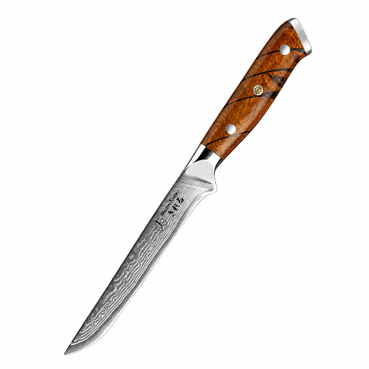 Couteaux Japonais Damas · Set de 7 · Chef Okaza · Forest Marble