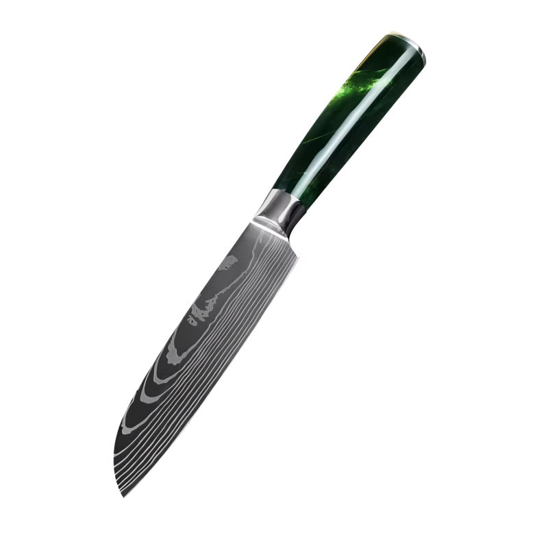 Set de 3 couteaux Japonais - KATACHI - Forest Green