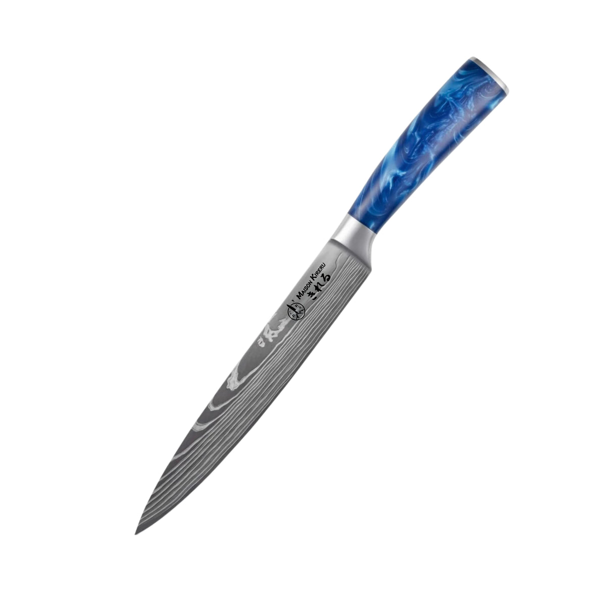 Couteaux Japonais Katachi · Set de 10 · Bleu Océan