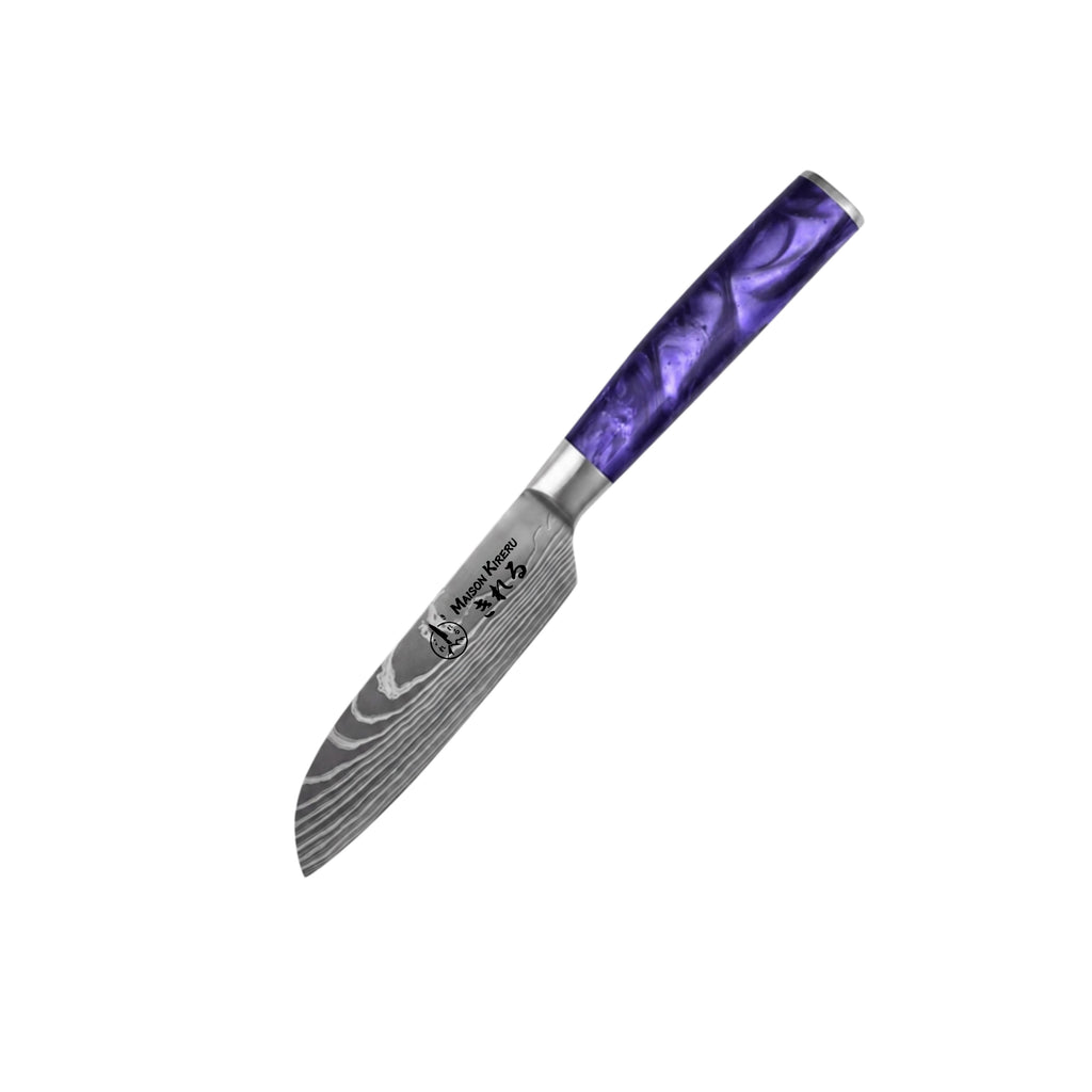 Couteaux Japonais Katachi · Set de 3 · Violet Impérial