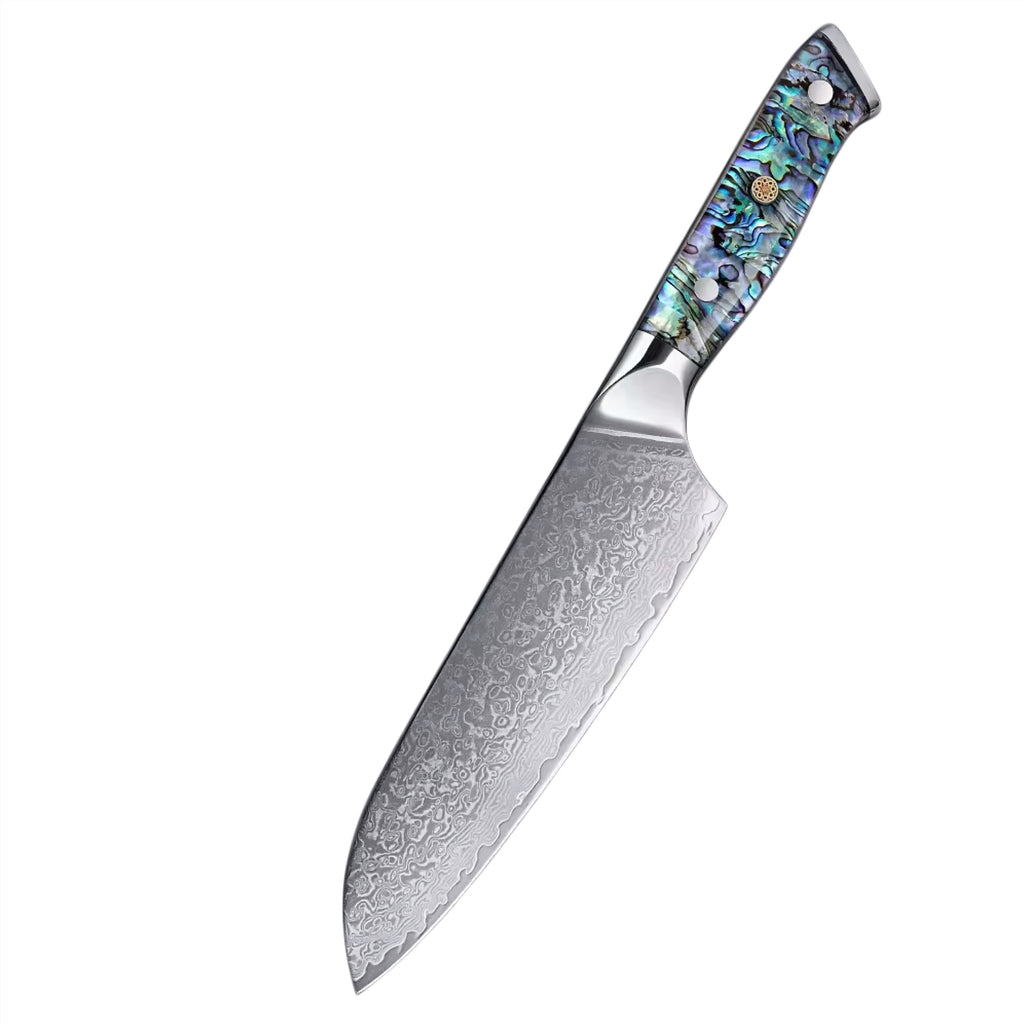 Set de 5 couteaux Japonais - Chef OKAZA - Nacre Ormeau