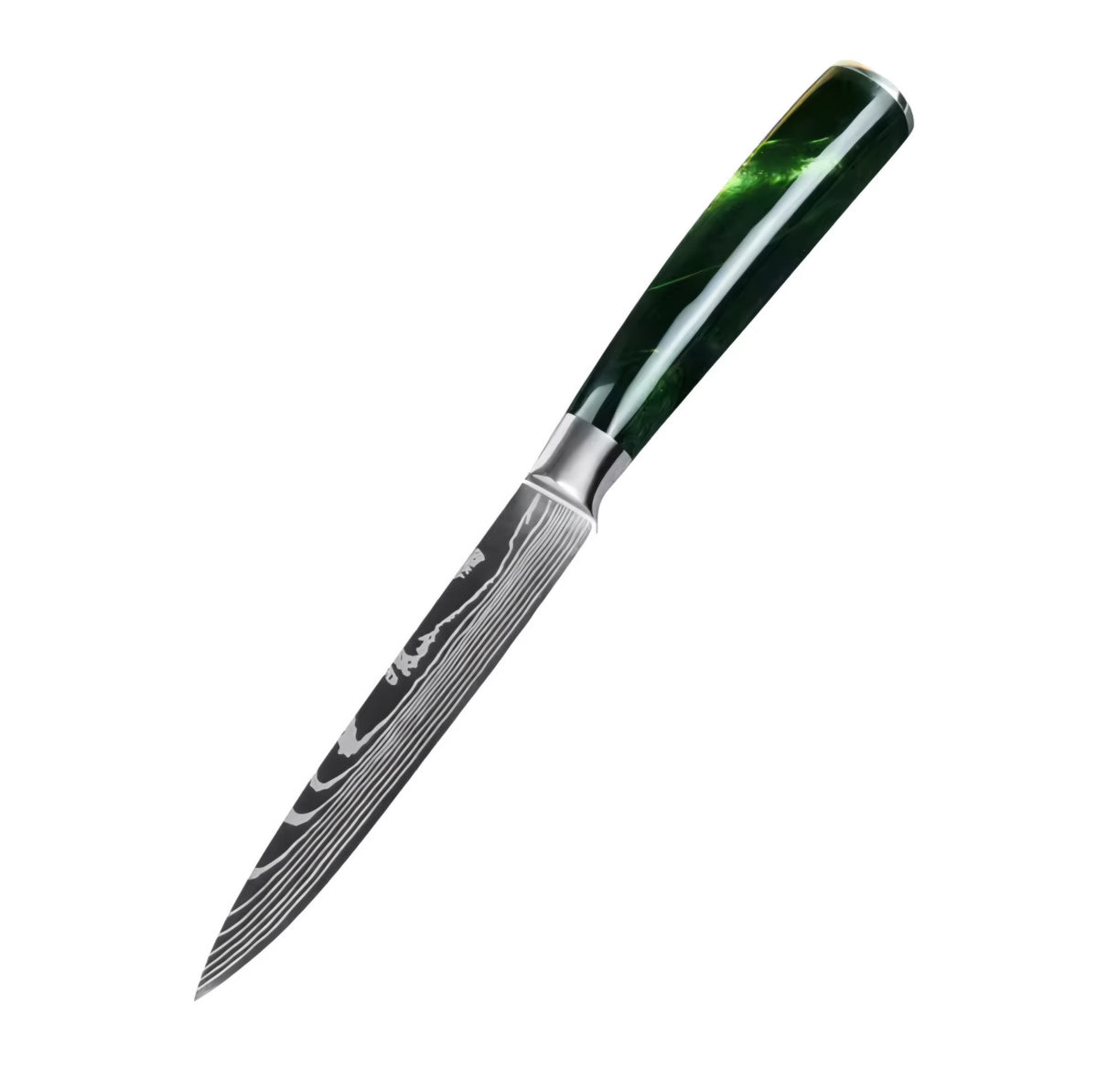 Set de 5 couteaux Japonais - KATACHI - Forest Green