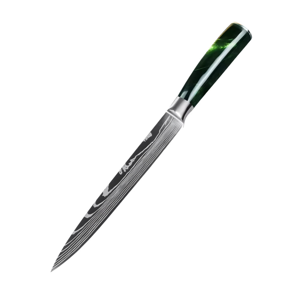 Set de 10 couteaux Japonais - KATACHI - Forest Green