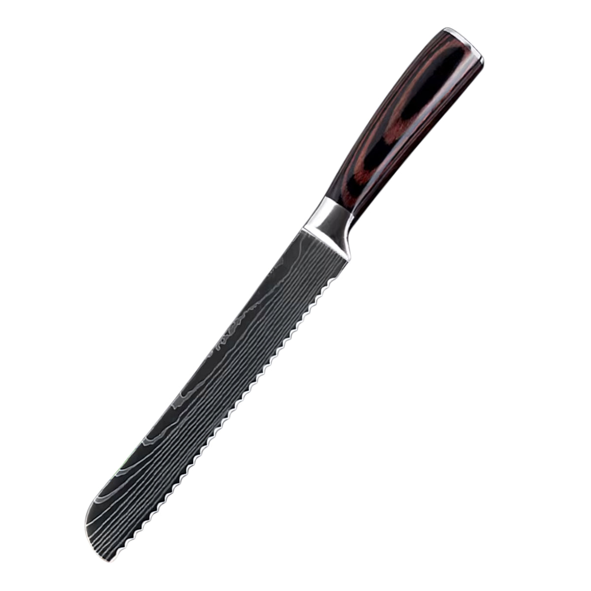 Set de 10 couteaux Japonais - KATACHI - Dark Wood