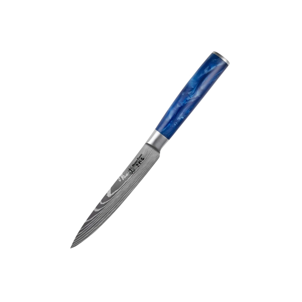 Couteaux Japonais Katachi · Set de 5 · Bleu Océan