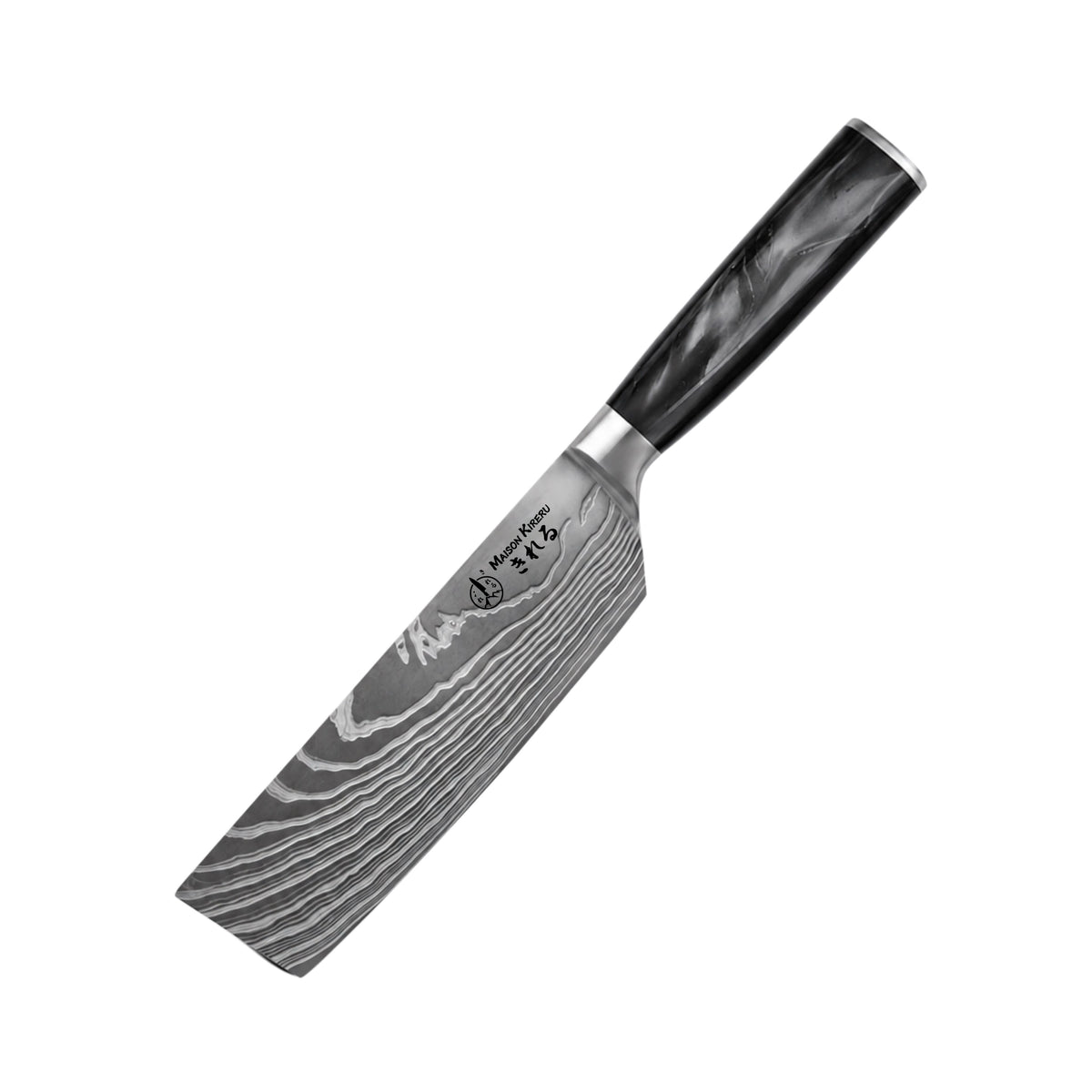Couteau Nakiri Japonais · Noir Charbon · Katachi