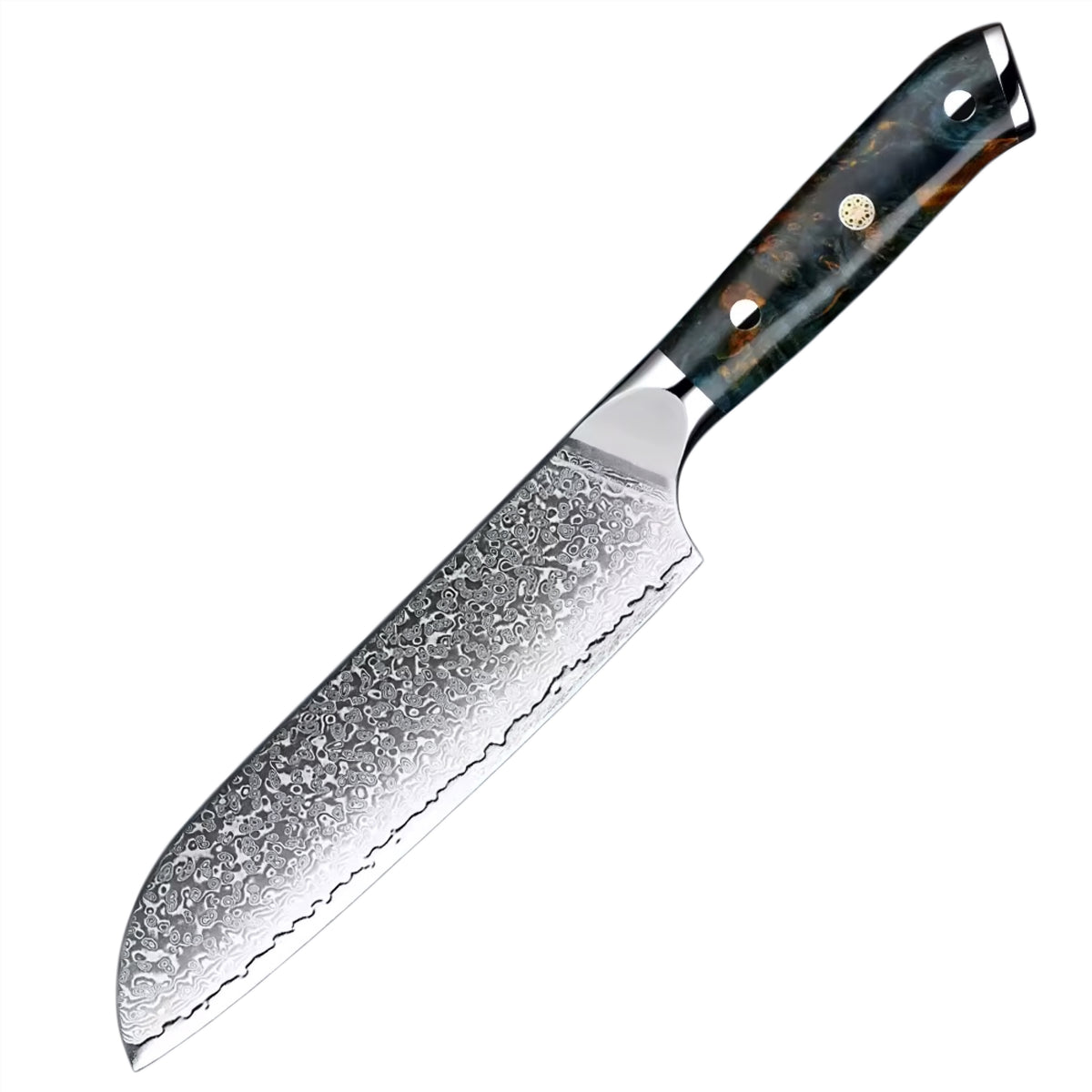 Set de 7 couteaux Japonais - Chef OKAZA - Forest Marble
