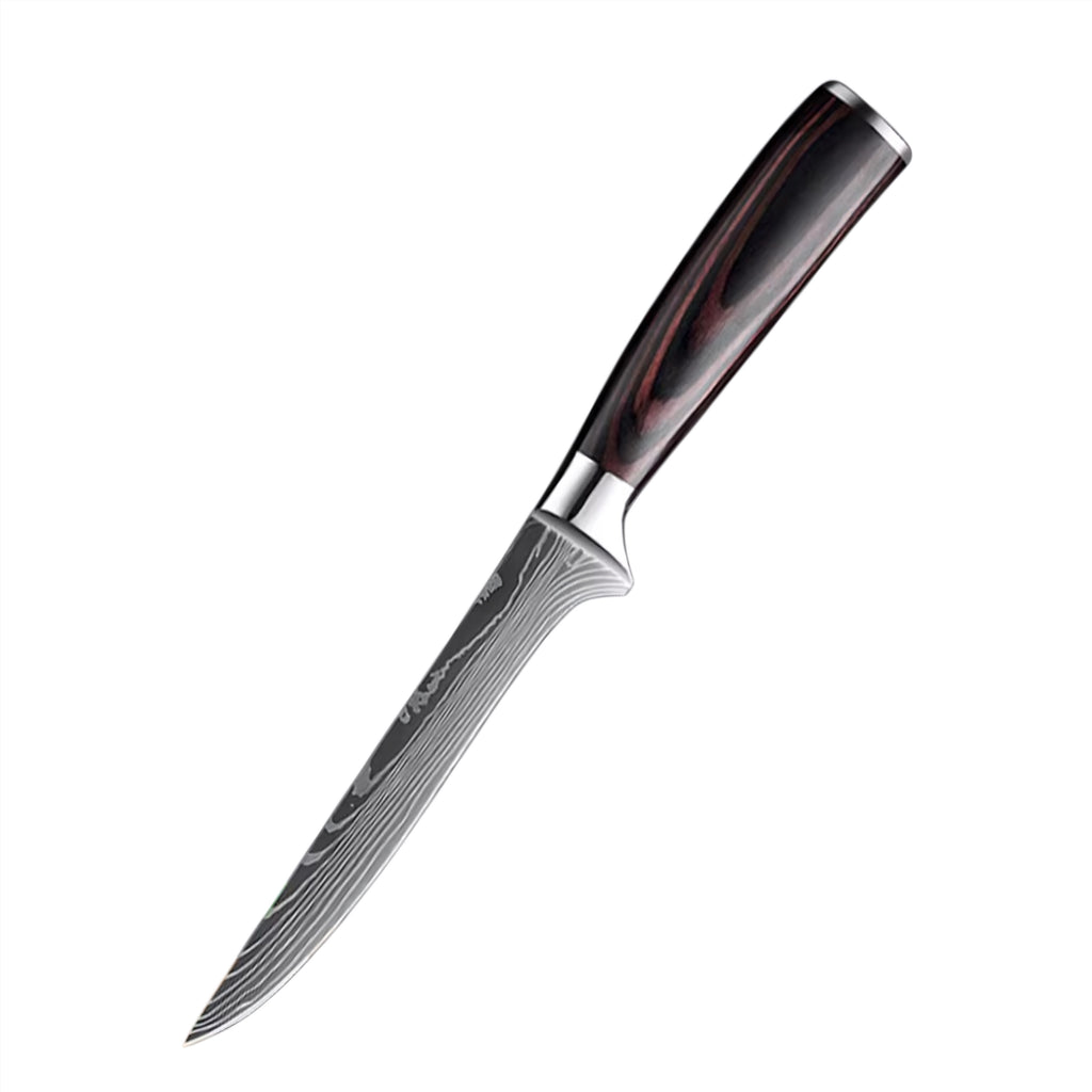 Set de 10 couteaux Japonais - KATACHI - Dark Wood