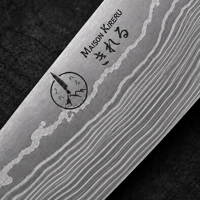 Couteau Nakiri Japonais · Bleu Océan · Katachi