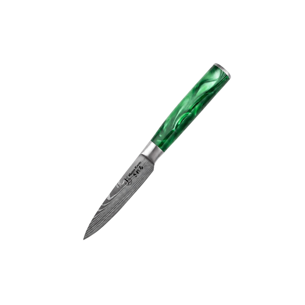 Couteaux Japonais Katachi · Set de 3 · Vert Émeraude