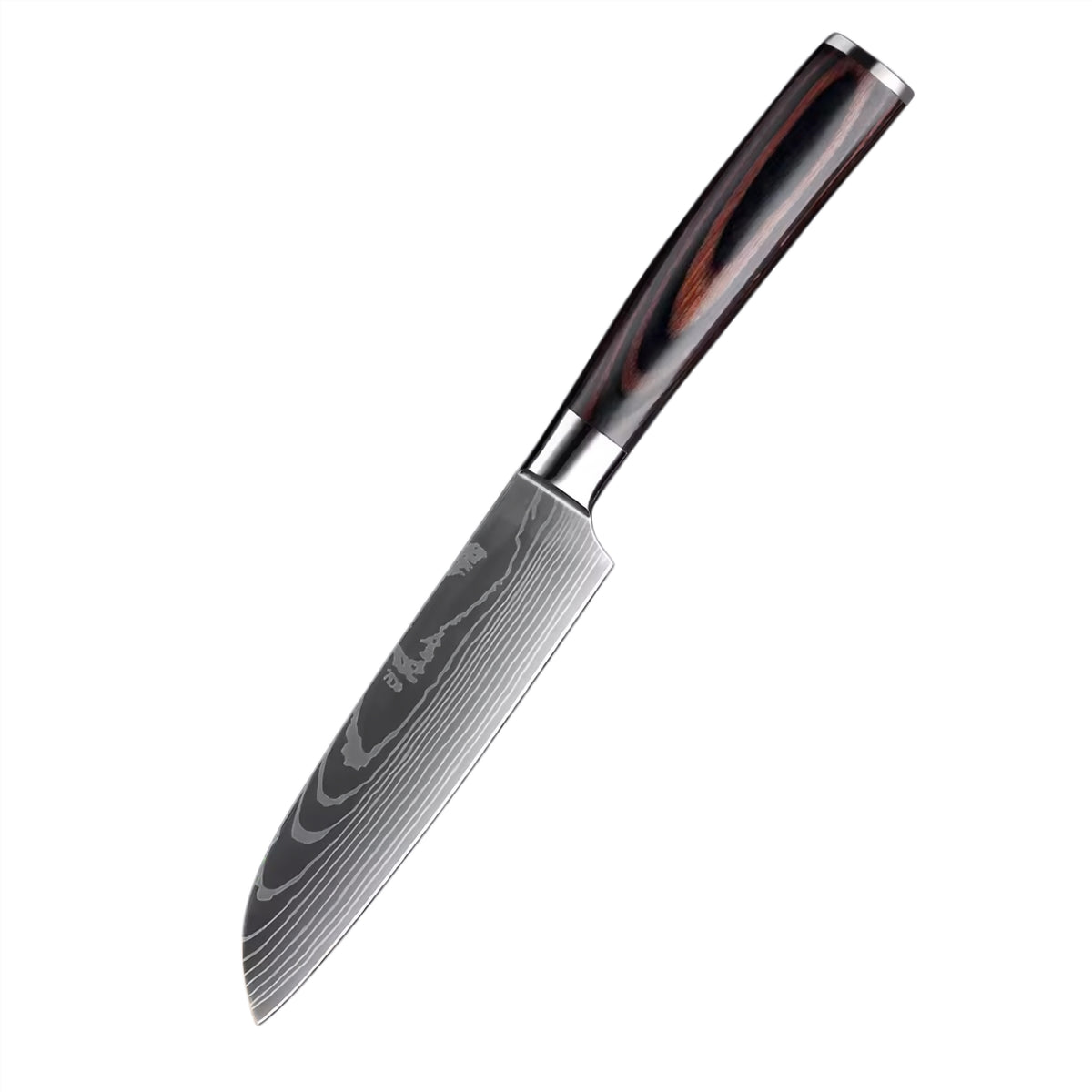 Set de 3 couteaux Japonais - KATACHI - Dark Wood
