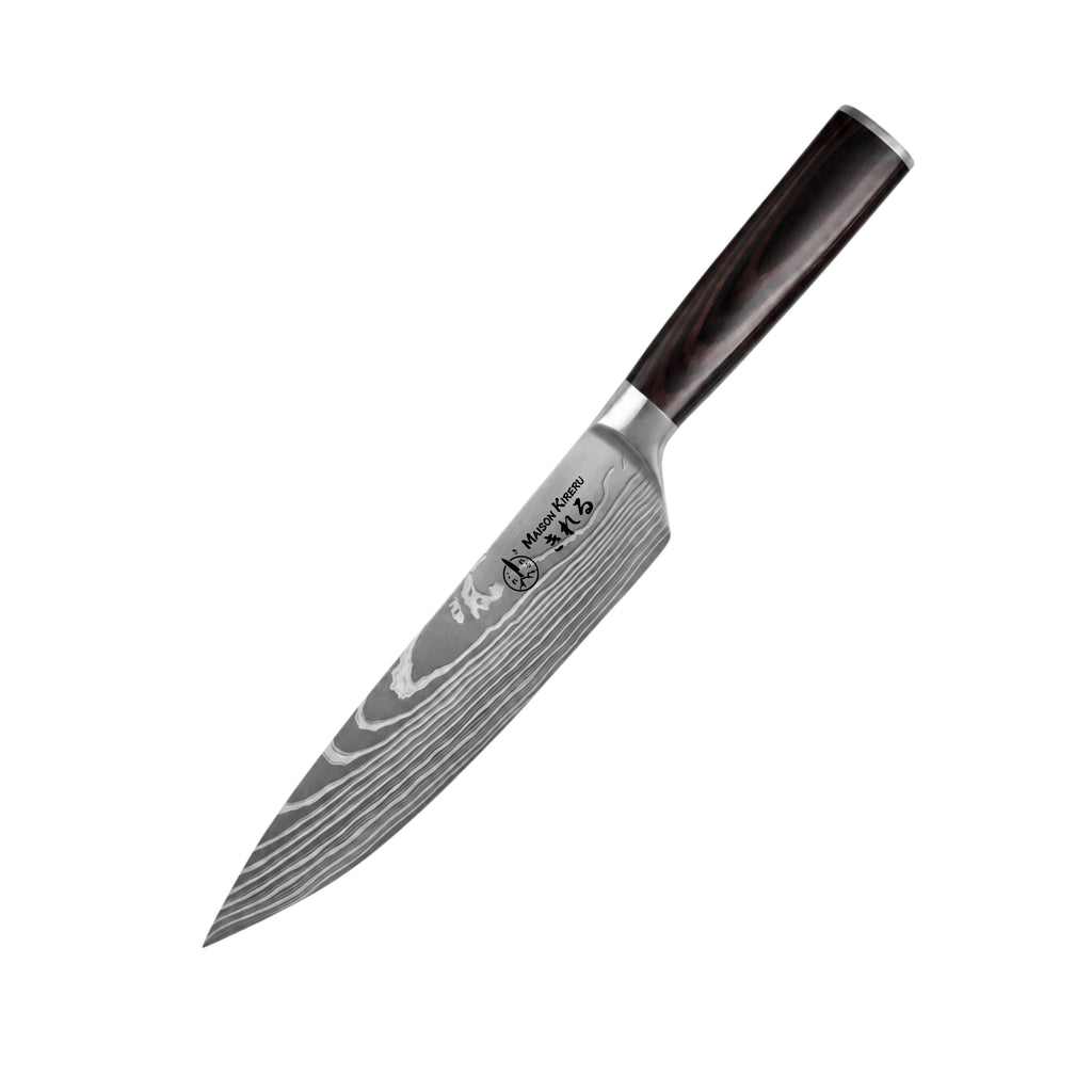 Couteaux Japonais Katachi · Set de 3 · Dark Wood