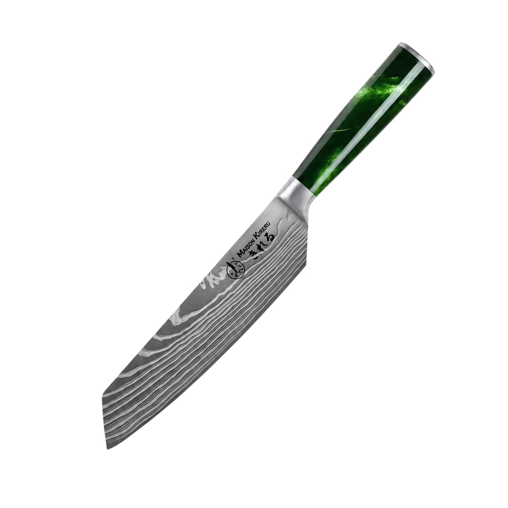 Couteaux Japonais Katachi · Set de 10 · Forest Green