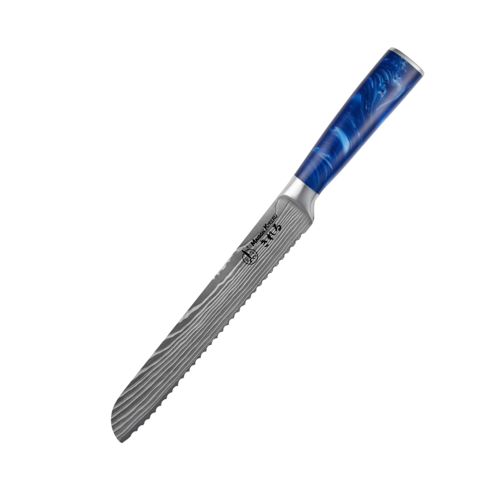 Couteaux Japonais Katachi · Set de 7 · Bleu Océan