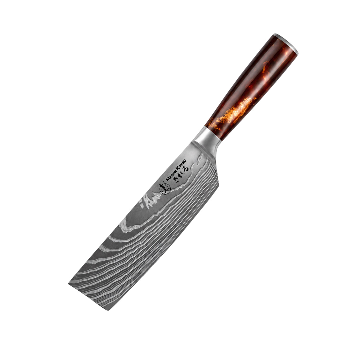 Couteau Nakiri Japonais · Terre de Feu · Katachi