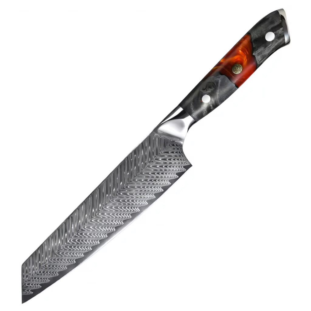 Set de 7 couteaux Japonais - Chef OKAZA - Rouge Onyx