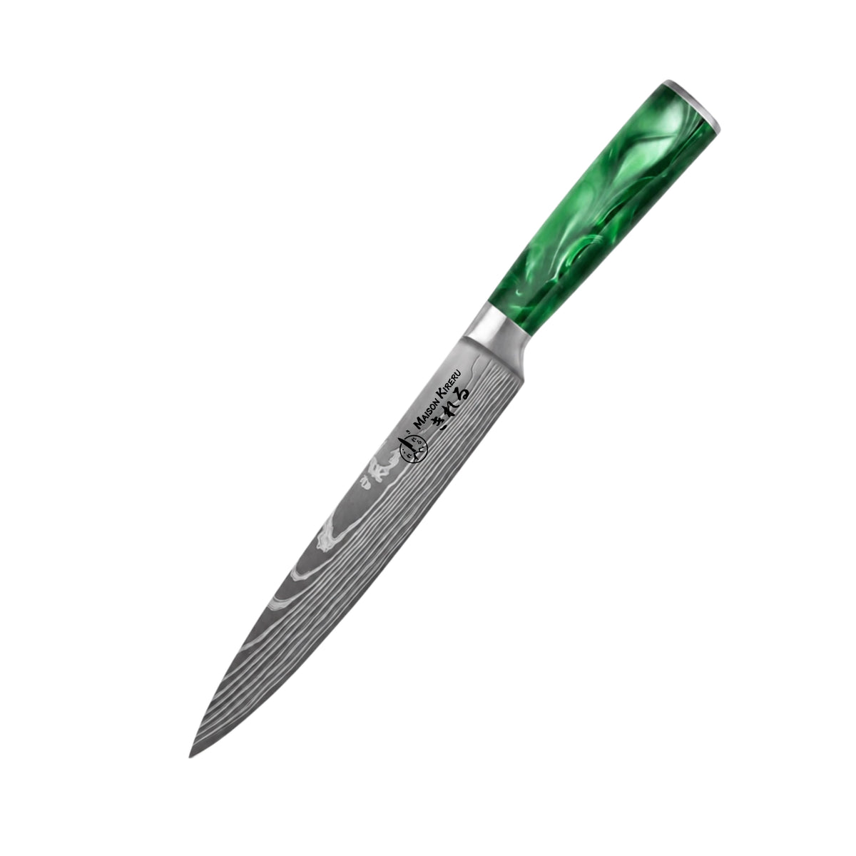 Couteaux Japonais Katachi · Set de 10 · Vert Émeraude