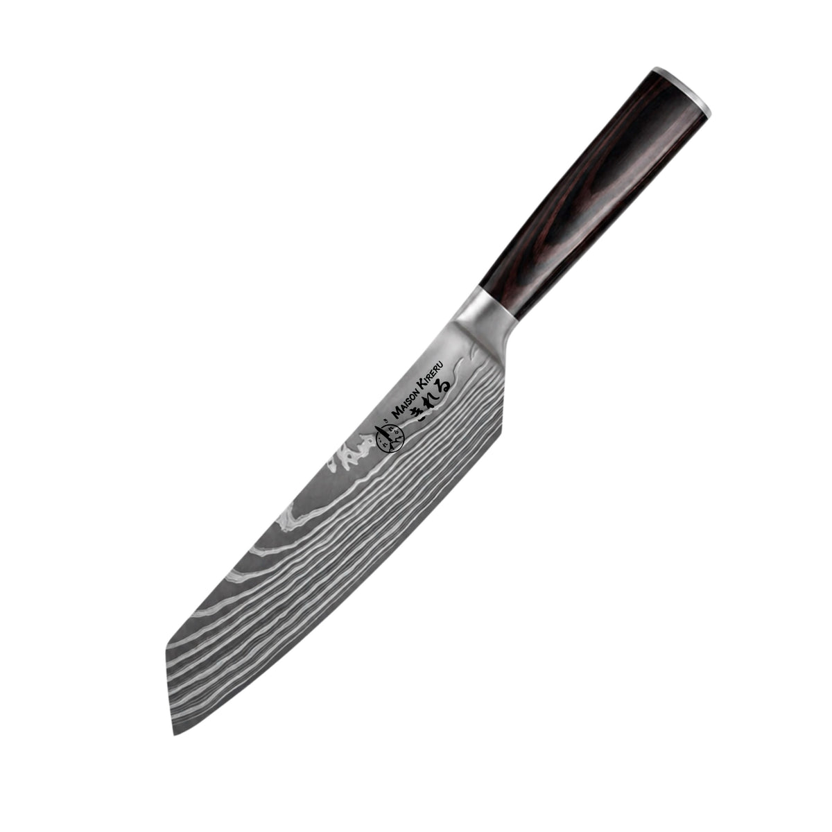 Couteaux Japonais Katachi · Set de 10 · Dark Wood