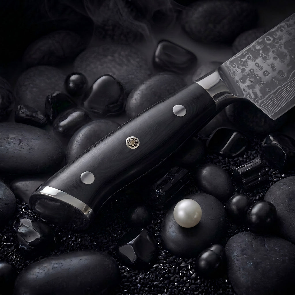 Set de 3 couteaux Japonais - Chef OKAZA - Noir Essentiel