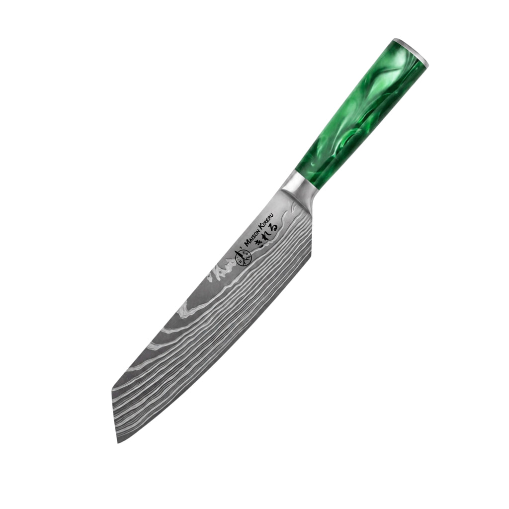 Couteaux Japonais Katachi · Set de 10 · Vert Émeraude