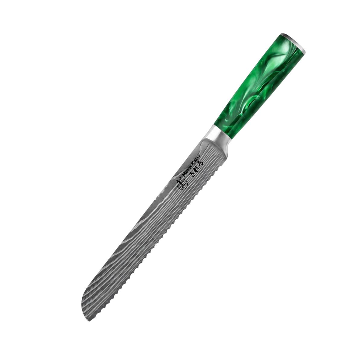 Couteaux Japonais Katachi · Set de 7 · Vert Émeraude