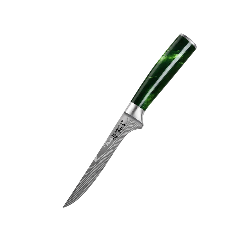 Couteaux Japonais Katachi · Set de 5 · Forest Green
