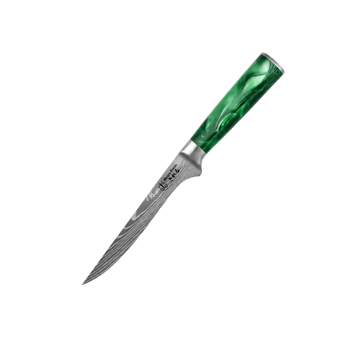 Couteaux Japonais Katachi · Set de 5 · Vert Émeraude