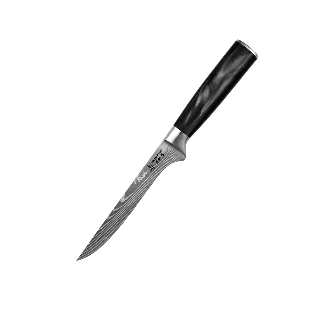 Couteaux Japonais Katachi · Set de 5 · Noir Charbon