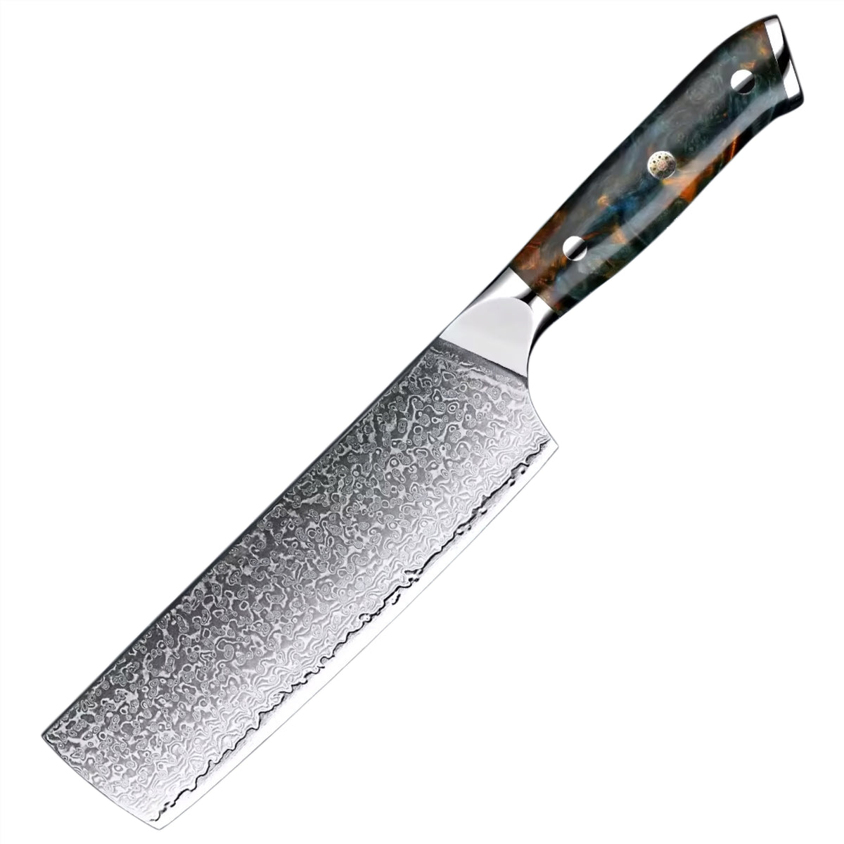 Set de 7 couteaux Japonais - Chef OKAZA - Forest Marble