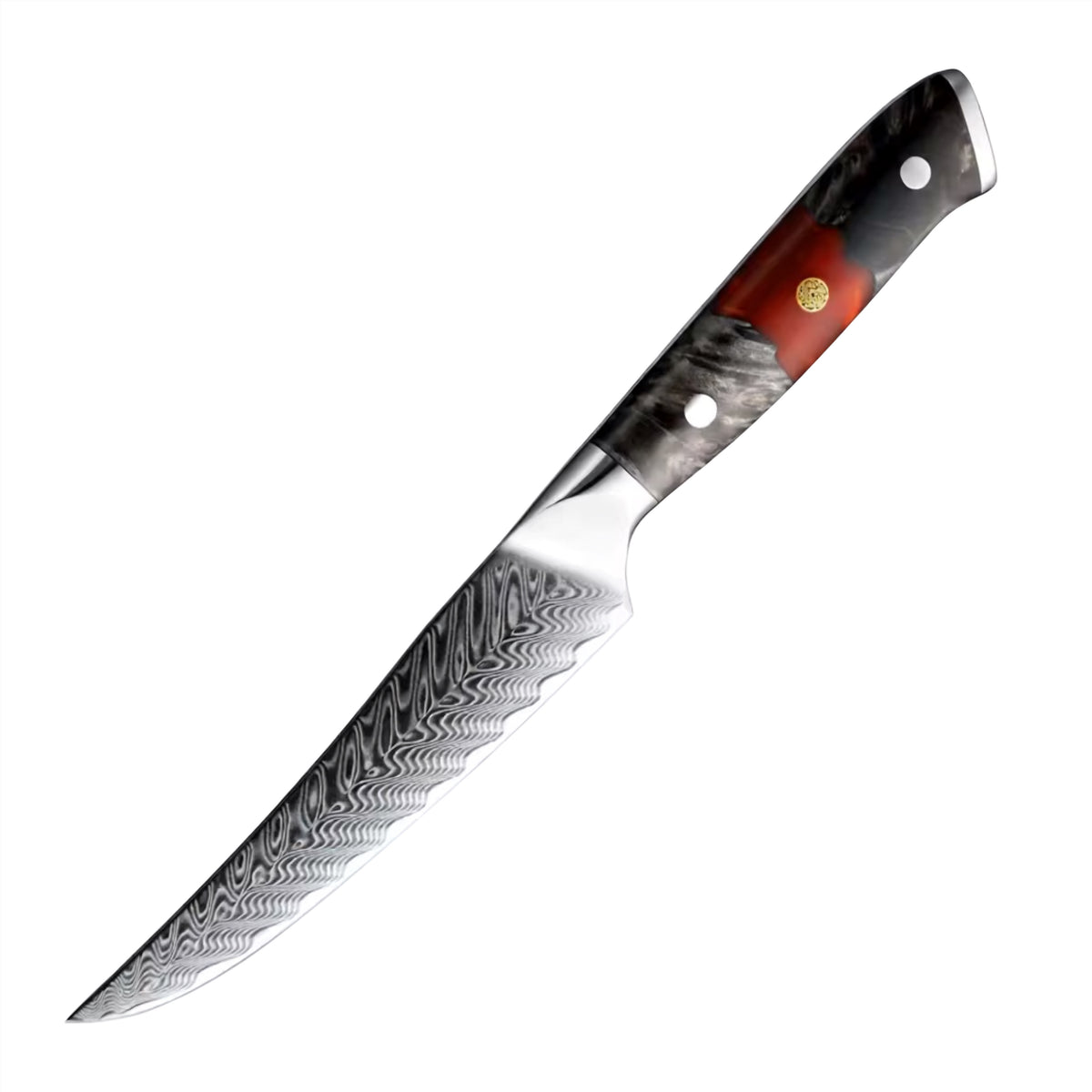 Set de 7 couteaux Japonais - Chef OKAZA - Rouge Onyx