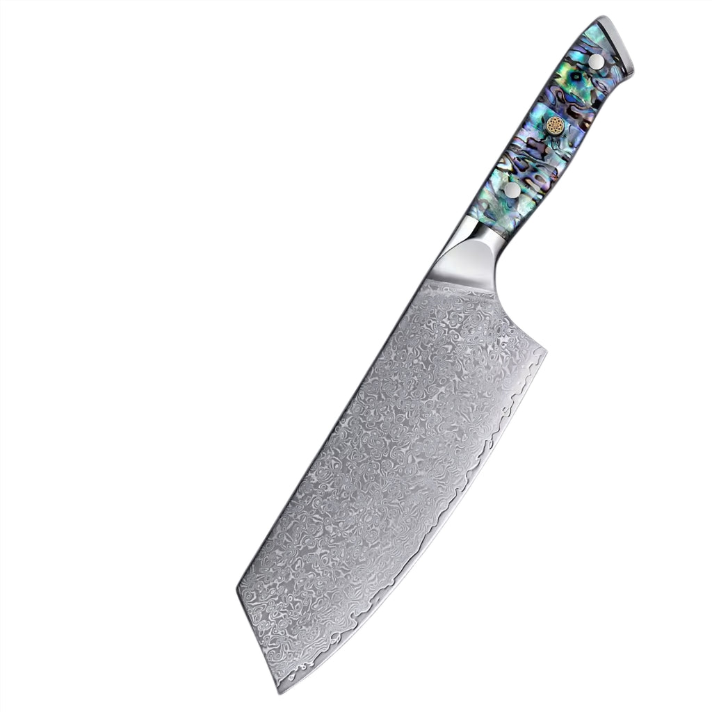 Set de 7 couteaux Japonais - Chef OKAZA - Nacre Ormeau