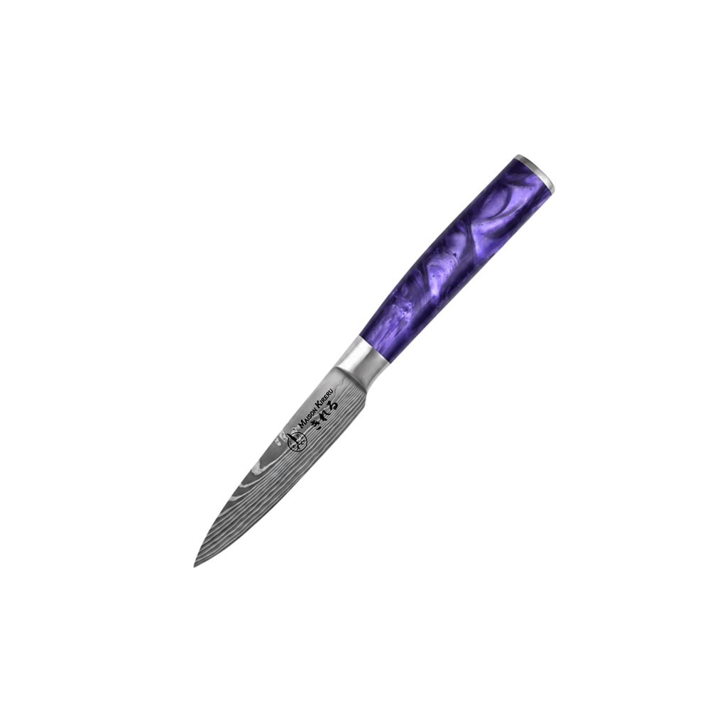 Couteaux Japonais Katachi · Set de 3 · Violet Impérial