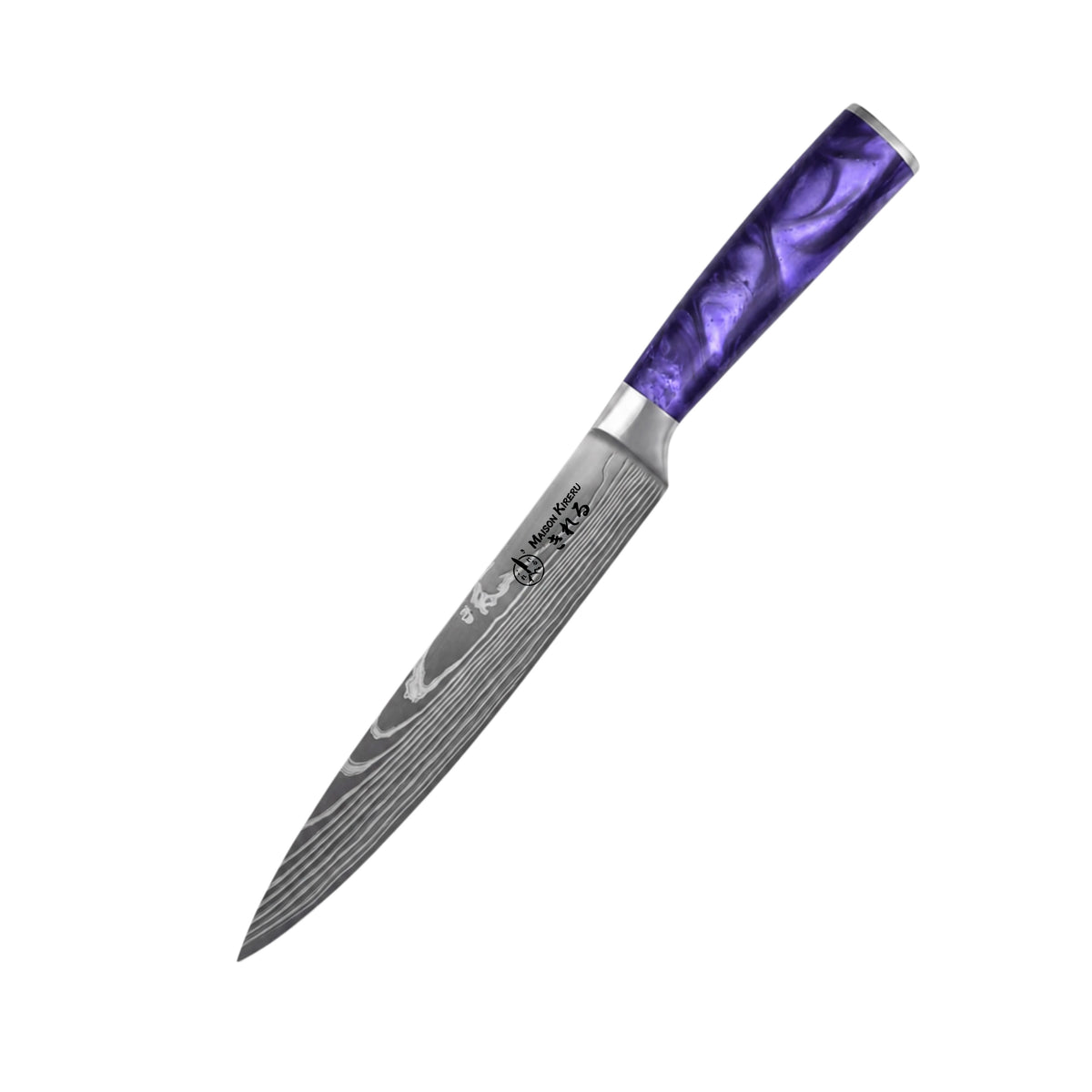 Couteaux Japonais Katachi · Set de 10 · Violet Impérial