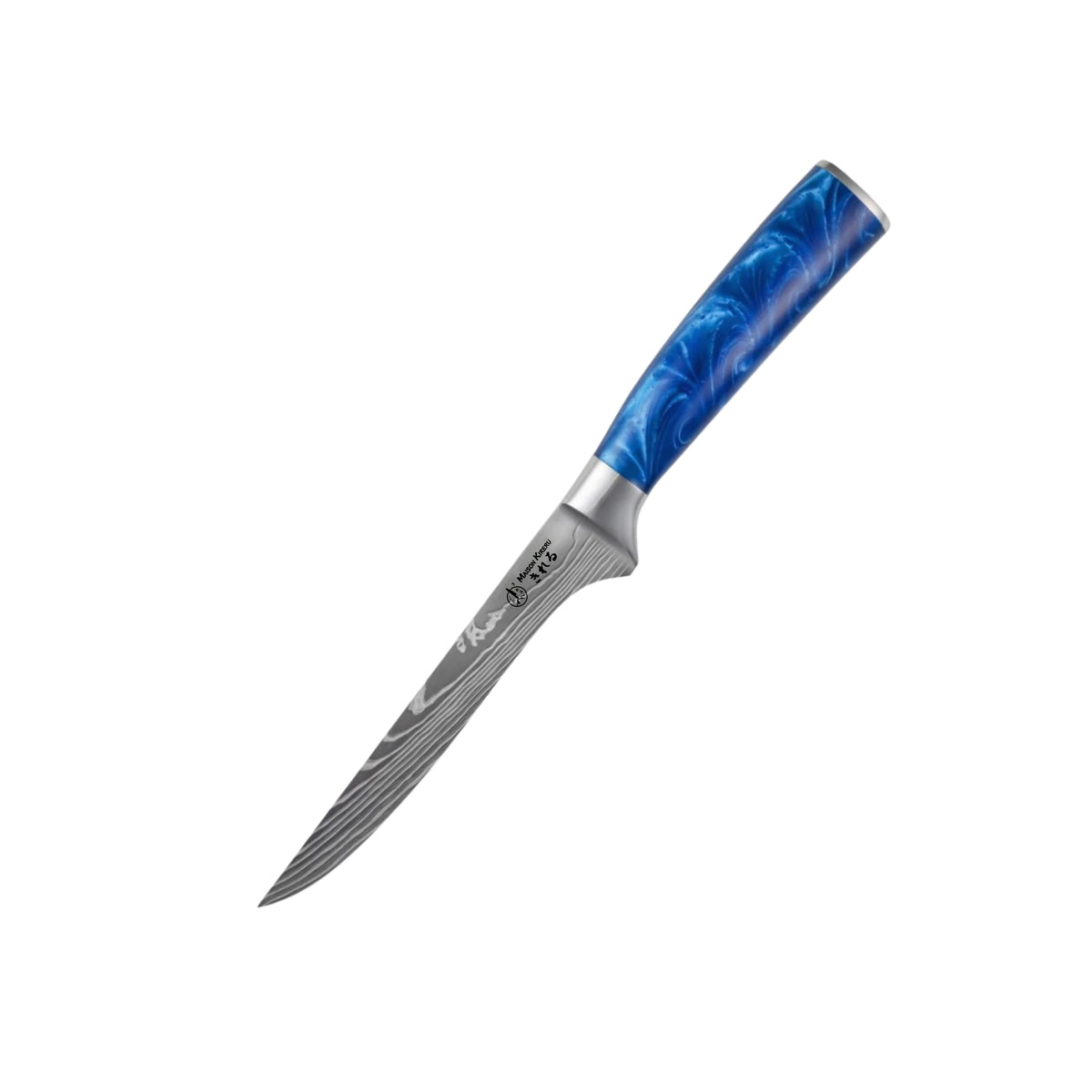 Couteaux Japonais Katachi · Set de 5 · Bleu Océan