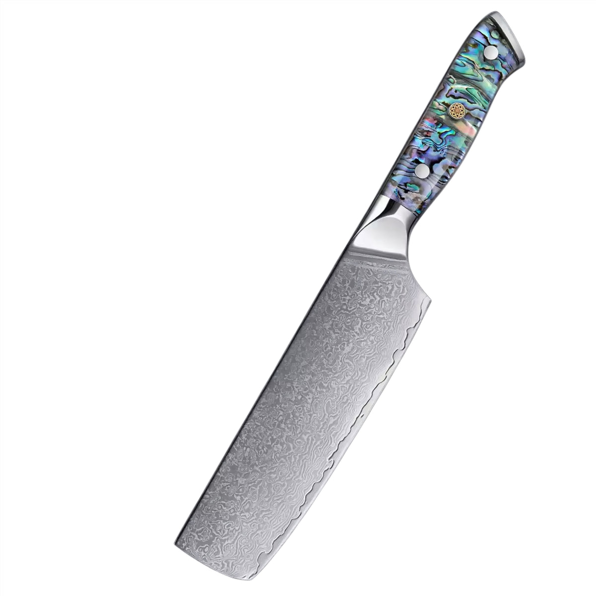 Set de 7 couteaux Japonais - Chef OKAZA - Nacre Ormeau