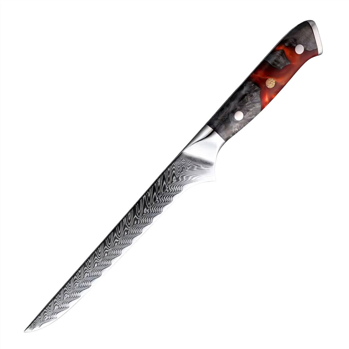 Set de 7 couteaux Japonais - Chef OKAZA - Rouge Onyx