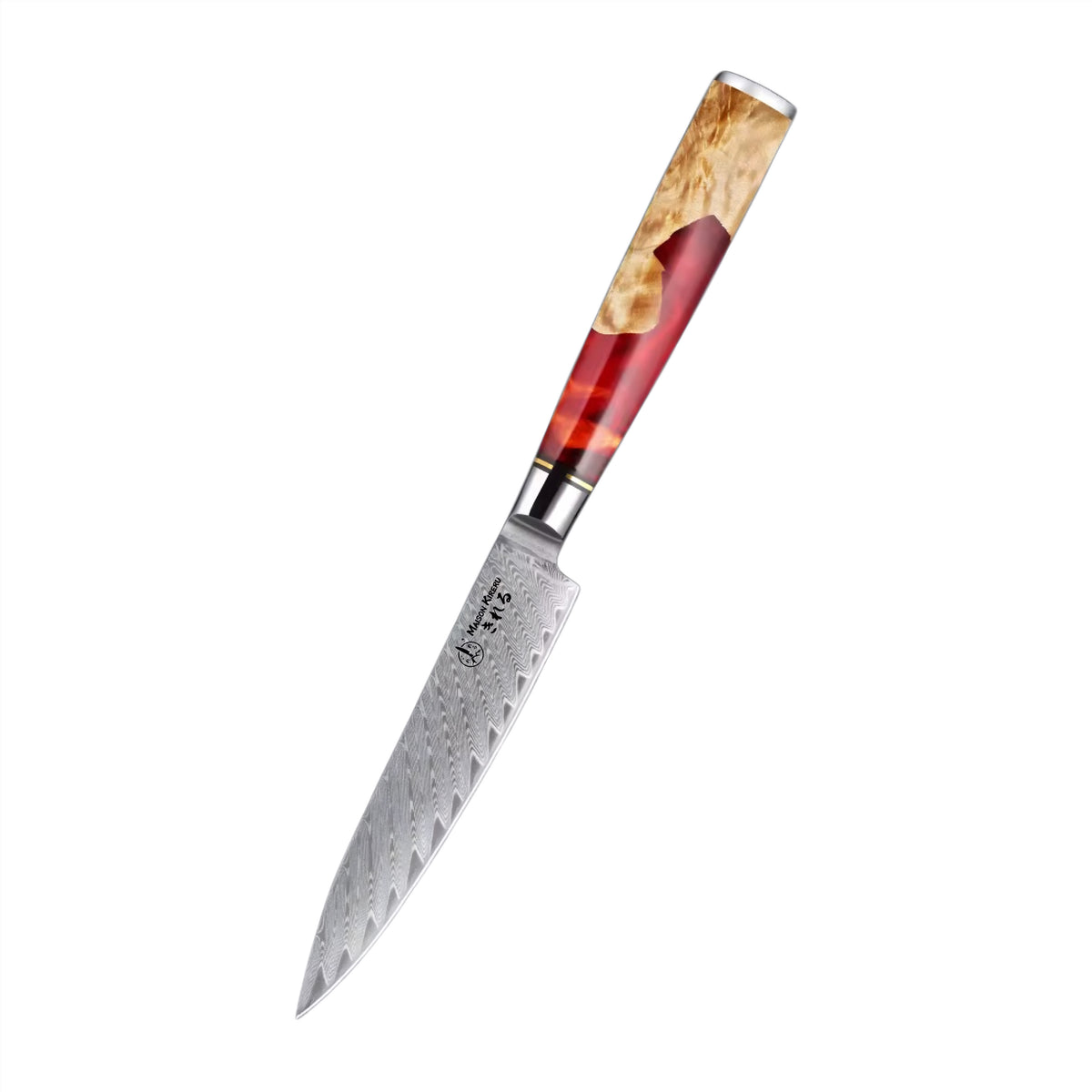 Set de 3 couteaux Japonais - Kuro Damas - Rubis Royal