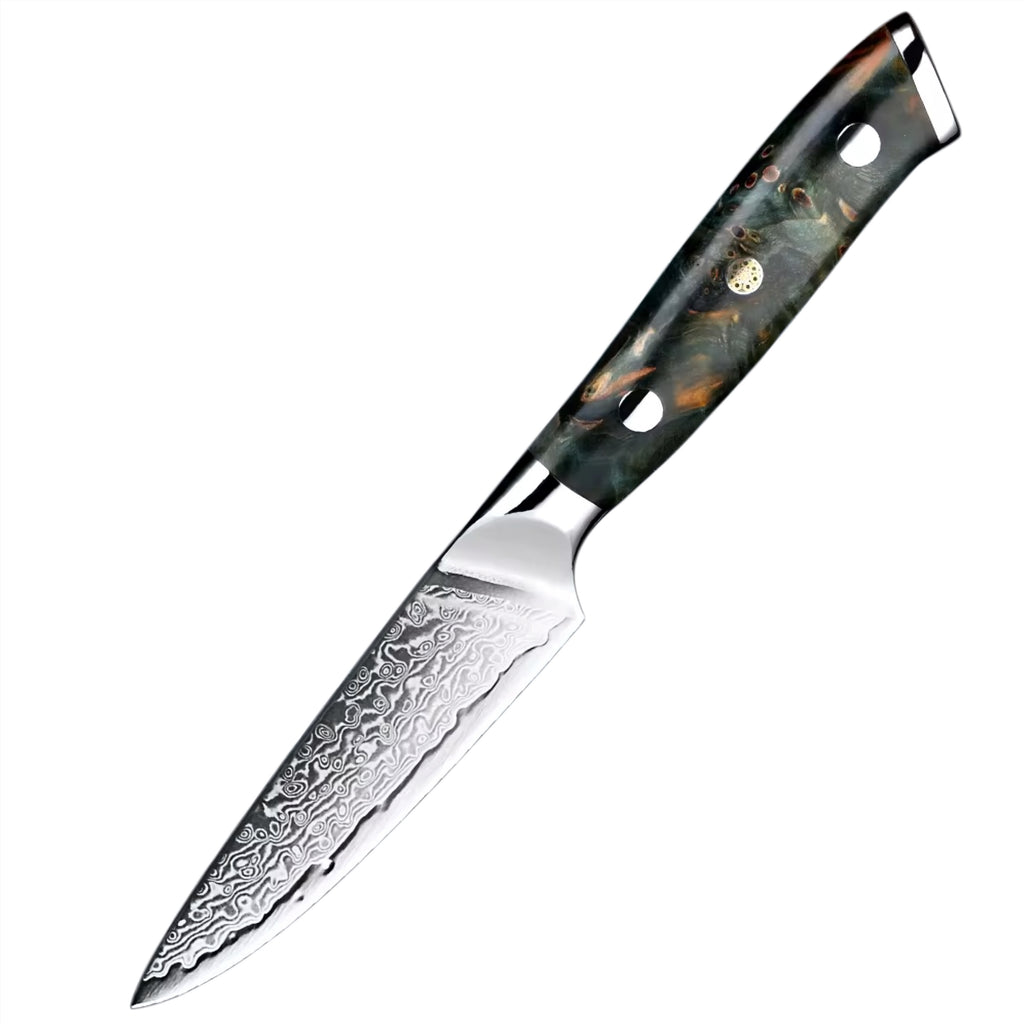 Set de 3 couteaux Japonais - Chef OKAZA - Forest Marble