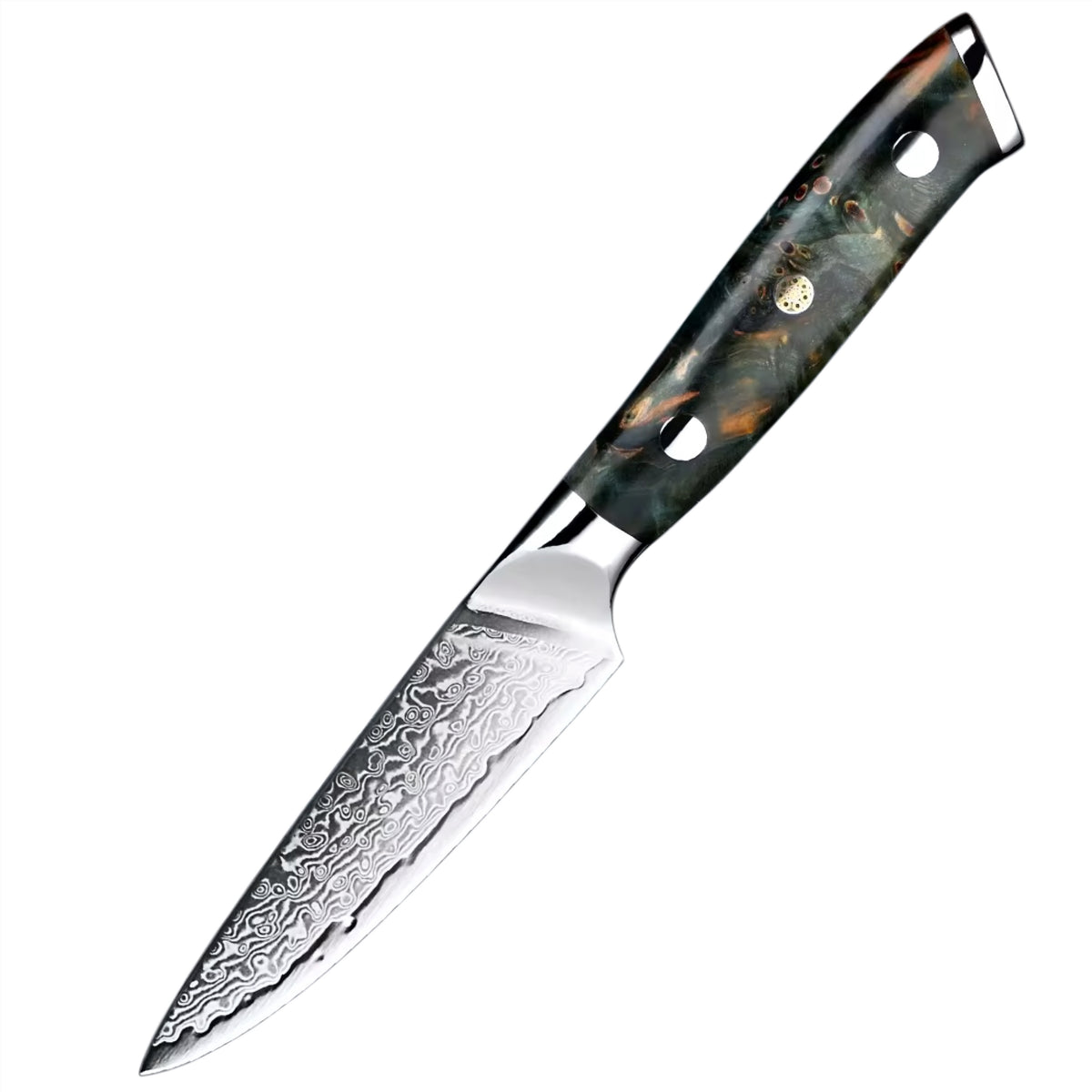 Set de 7 couteaux Japonais - Chef OKAZA - Forest Marble