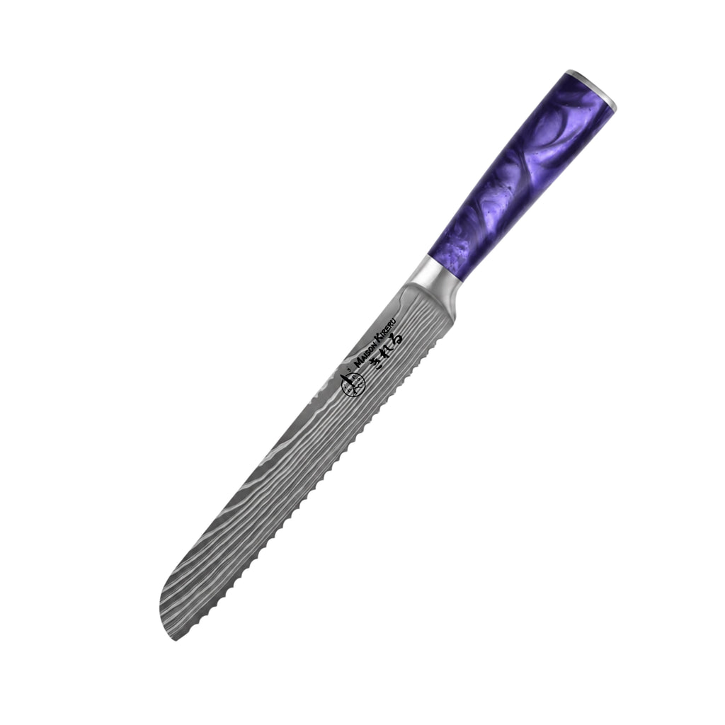 Couteaux Japonais Katachi · Set de 7 · Violet Impérial