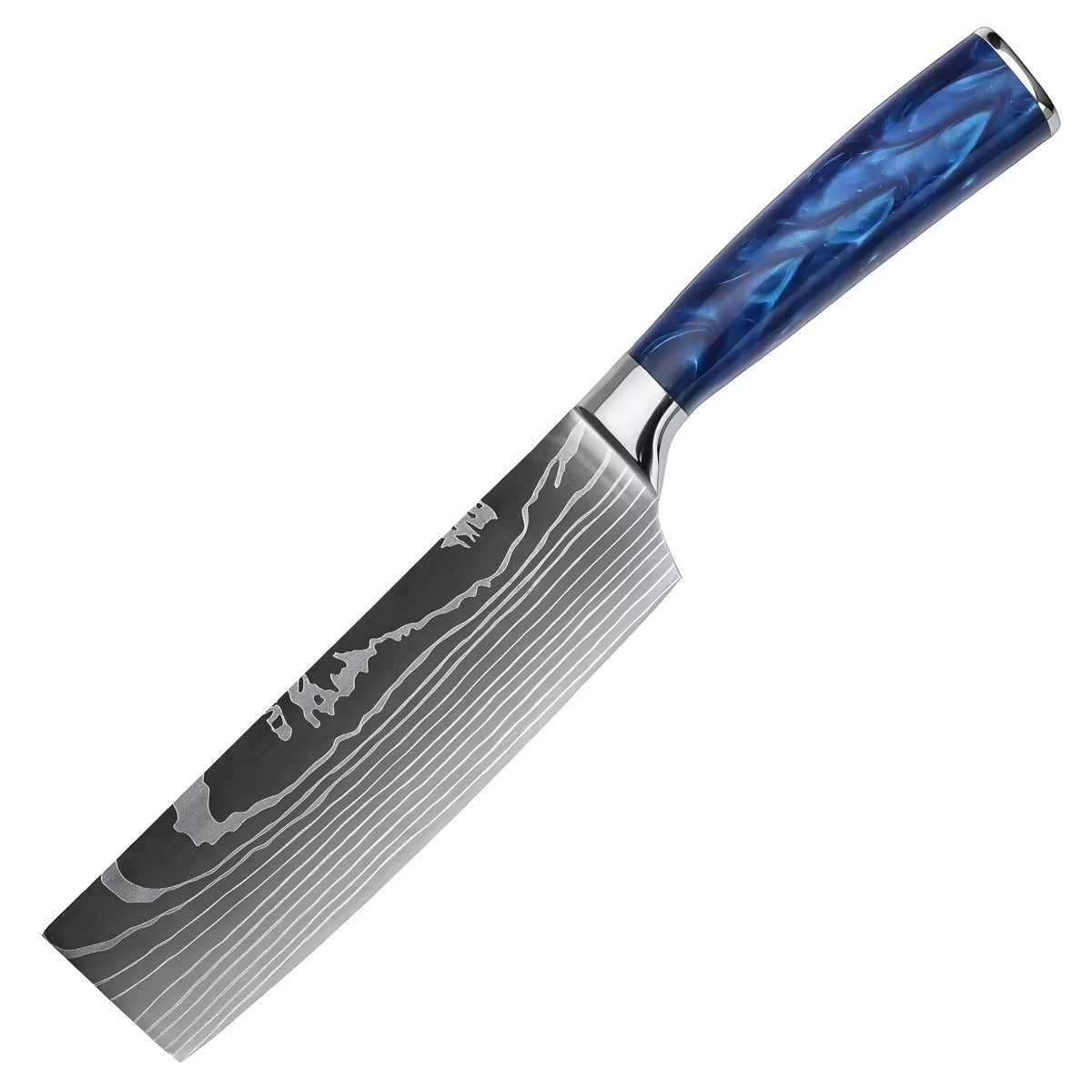 Set de 10 couteaux Japonais - KATACHI - Bleu Océan