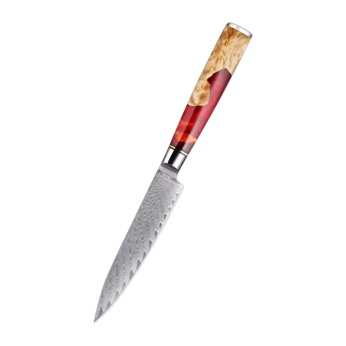 Set de 9 couteaux Japonais - Kuro Damas - Rubis Royal