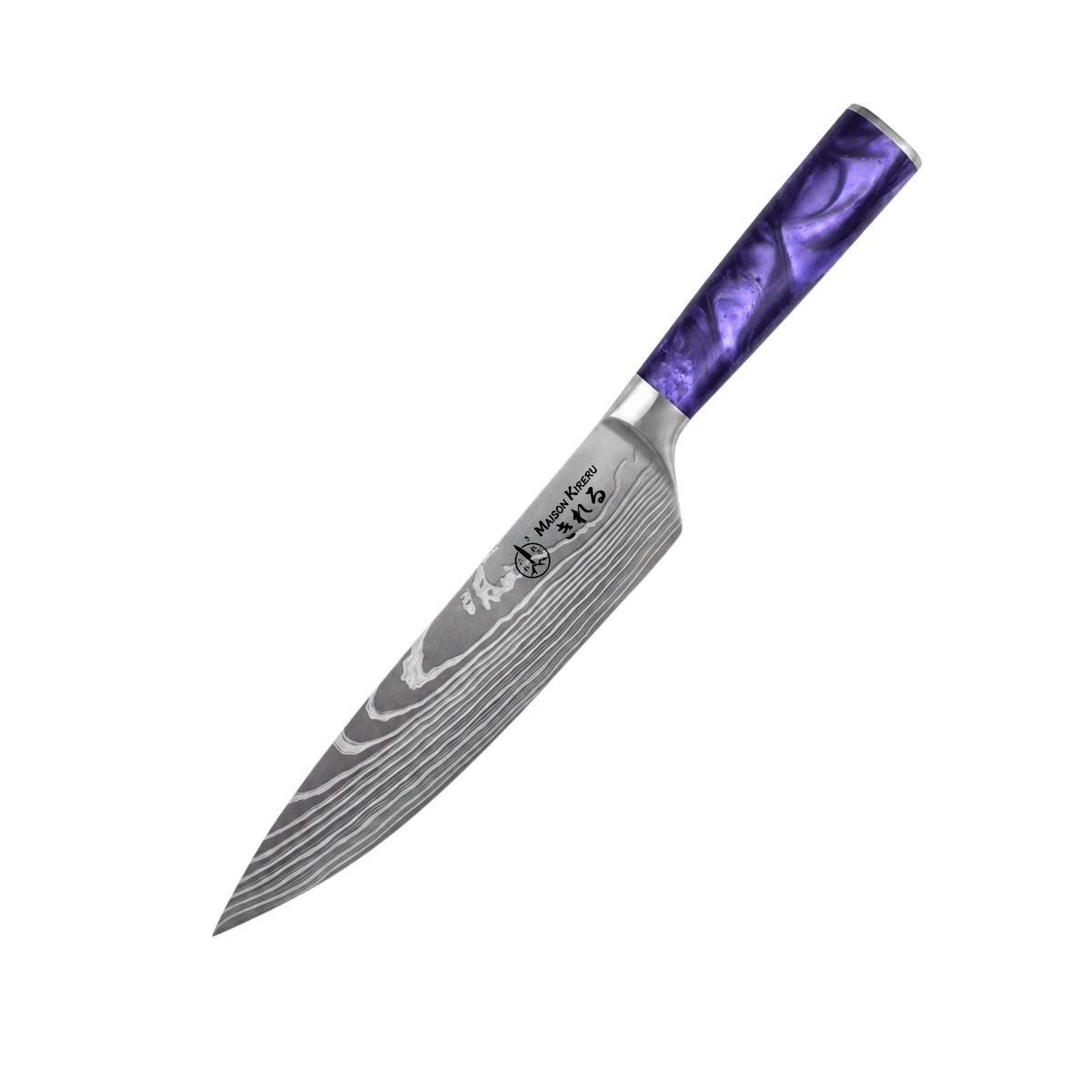 Couteau de Chef Japonais · Violet Impérial · Katachi