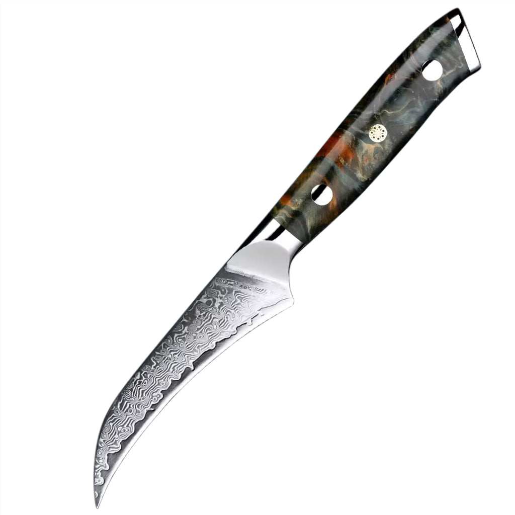 Set de 7 couteaux Japonais - Chef OKAZA - Forest Marble