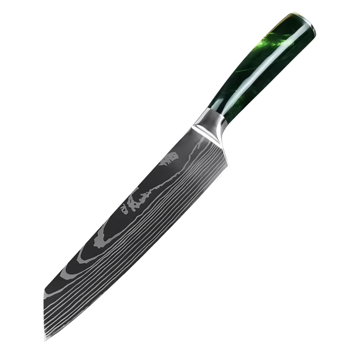Set de 10 couteaux Japonais - KATACHI - Forest Green