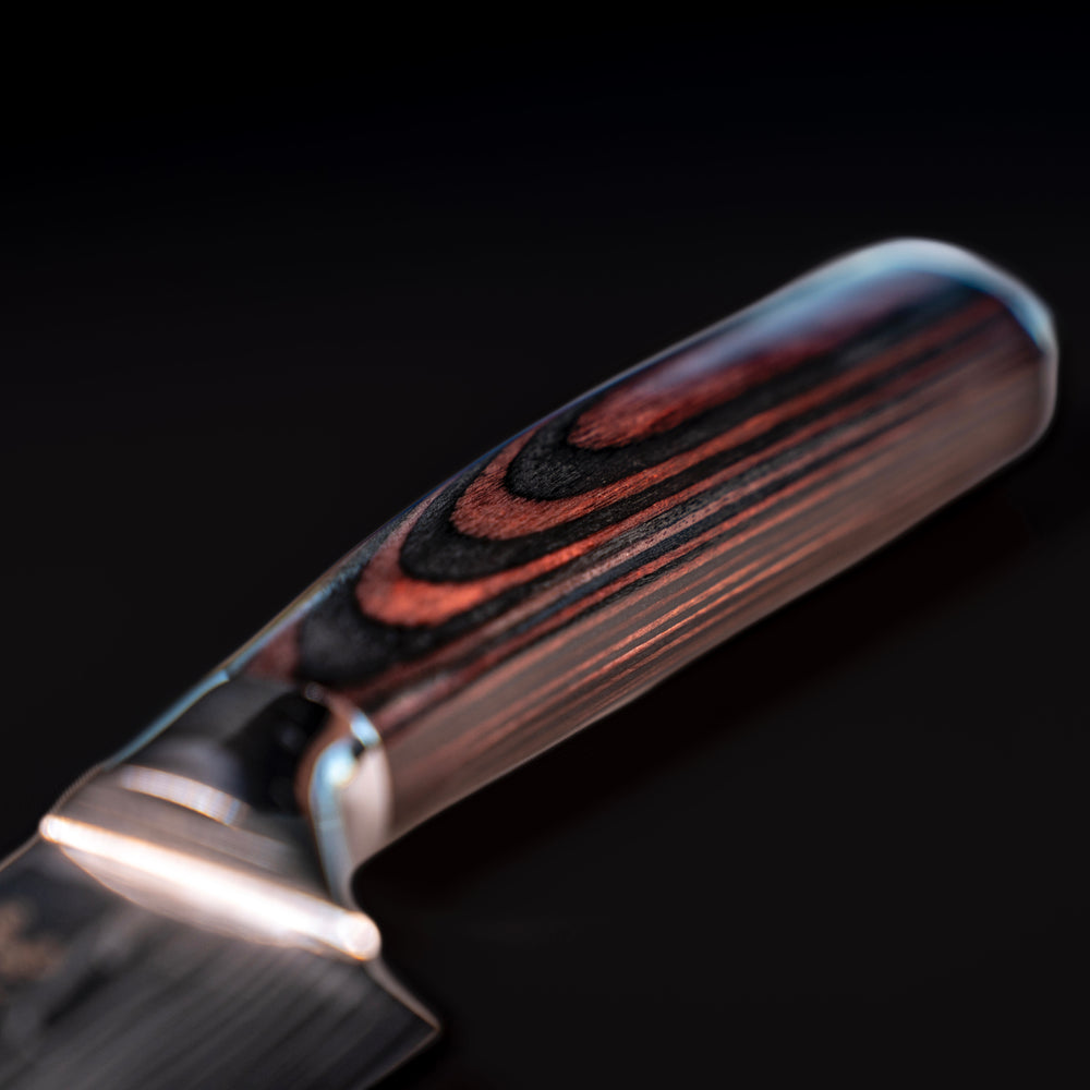 Manche du couteau japonais Katachi coloris Dark Wood